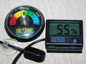 Hygrometers or humidity gauges are useful within your White's Tree Frog enclosure